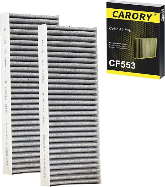 Cabin Air Filter w/Activated Carbon for Nissan Frontier 2005-2021, Pathfinder 2005-2012, Xterra 2005-2015, NV1500 2012-2015, NV2500 2012-2015, NV3500 2012-2015, Suzuki Equator 2009-2012