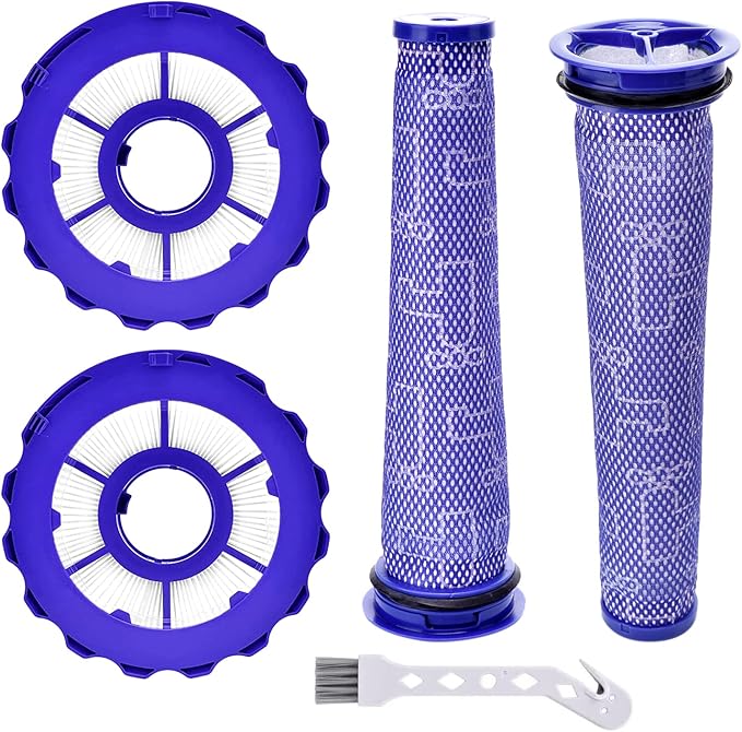Filter Replacement for Dyson DC40 Multi Floor,DC40 Animal,Light/Slim Ball Animal, Origin and Total Clean Vacuums, Part 923587-02 & 922676-01,2 Post-Motor & 2 Pre-Motor Filters