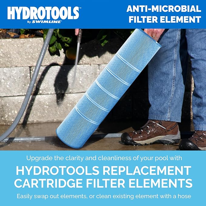 SWIMLINE HYDROTOOLS Above-Ground Pool Cartridge Filter Replacement, 150 Sq Ft Element