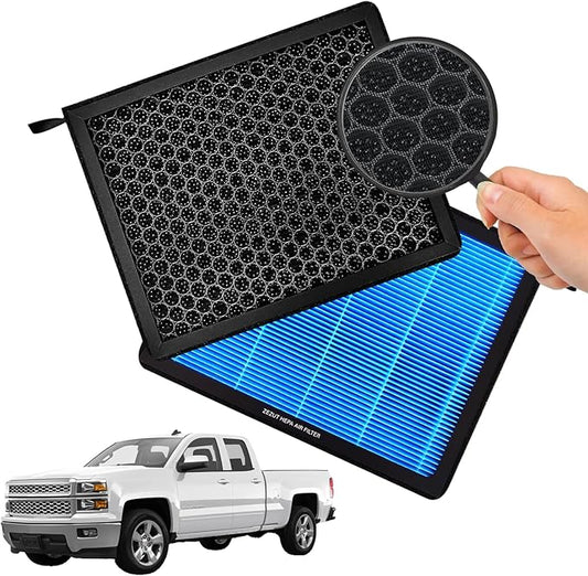 Cabin Air Filter, for 2014-2020 Cadillac Escalade, 2014-2018 Chevy Silverado 1500 and Sierra 1500, 15-19 2500HD and 3500HD, Suburban, Tahoe, Yukon, Activated Carbon (CF11809)