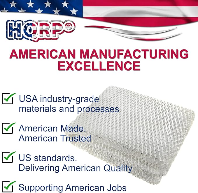 HQRP MAF2 Humidifier Wick Filter Replacement for Aircare EssickAir MoistAir MA0800, MA0600; Kenmore Sears EF2, 15408, 15508, 03215508000p, 154080, 17006, 29706