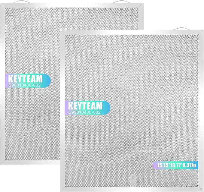 2 Pack,5-Layer Aluminum Filter,S99010430-002 Range Hood Filter 15-3/4" x 13-7/8" -4512880 Compatible with B.roan,N.utone,HPF30 Range Hood Filters