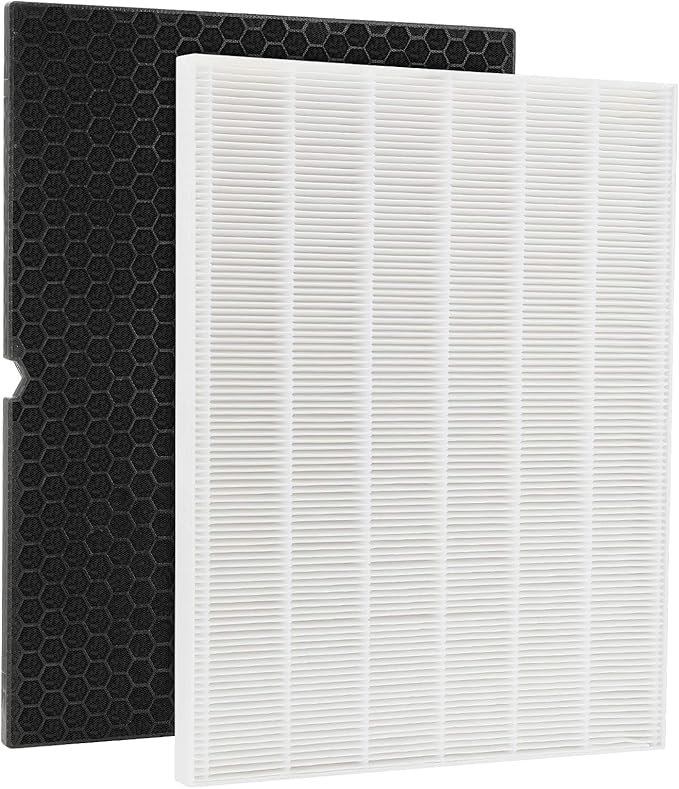 116130 Replacement Filter H 116130 for Winix 5500-2 Plasmawave Air Purifier and Models AM80-1 PCS HEPA Filter and 1 PCS Activated Carbon Filter Combo Pack