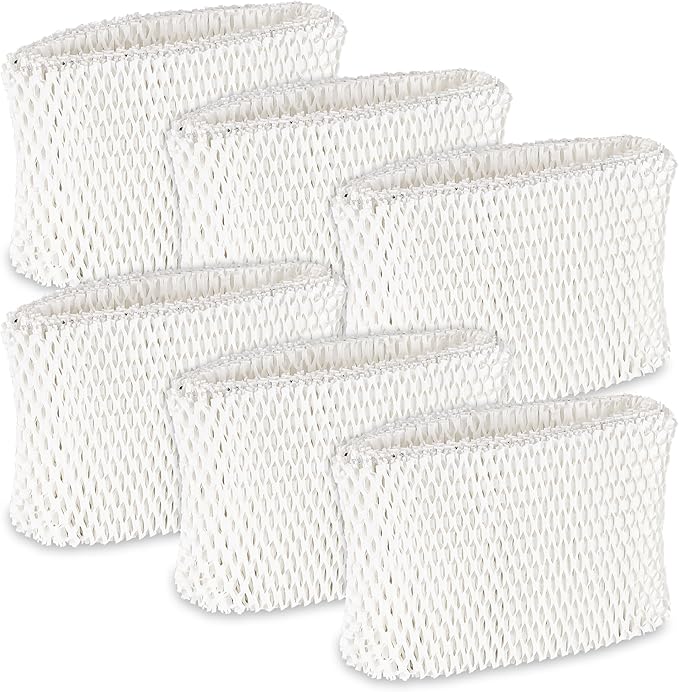 Cenipar 6 Pack WF2 Humidifier Filters Replacement for Kaz for Vicks Humidifier Filters V3100, V3500, V3700, V3900 Enviracaire ECM-500 Sunbeam SCM1118 SCM1119 SCM1120 Series WA-8D