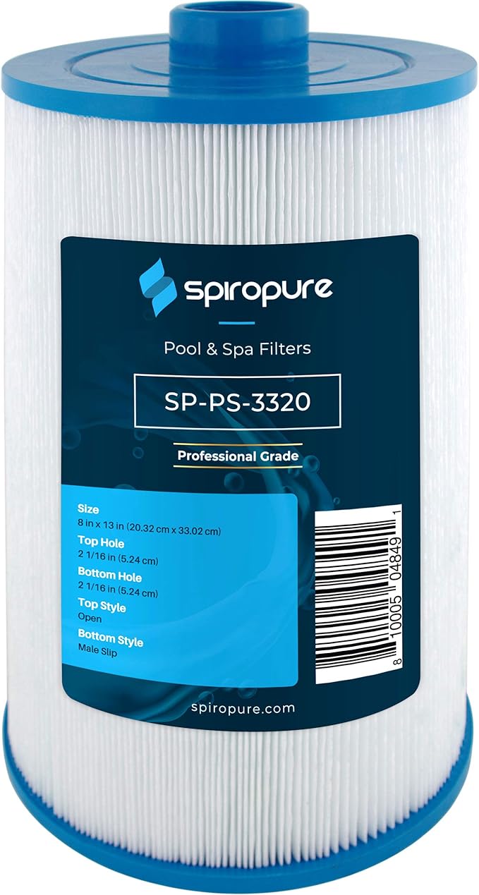 SpiroPure Replacement for Unicel C-8475 Pleatco PCS75N Filbur FC-3320 Coleman Maax Spas 100594 Hot Tub Spa Pool Filter Replacement Cartridge