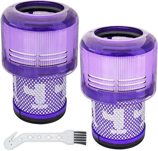 2-Pack V11 V15 Vacuum Filter Replacement Compatible with Dyson V11 Torque Drive, V11 Animal, V11 Absolute, V11 Complete, V15 Detect, V15s Detect Submarine, SV14, SV15, SV17, SV22, SV28, SV47
