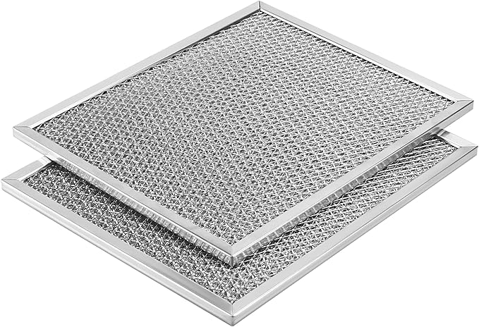 2 Pack Aluminum Range Hood filter 97006931 Replacement Compatible with Bro-an Nu-tone Range Hood Grease Filter PART#S97006931 (10-1/2 x 8-3/4 in) BP29, 88150, 99010121 by AMI PARTS