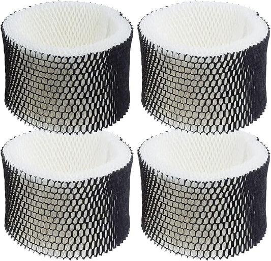 4-Pack HWF62 Humidifier Replacement Filter Fit for Holmes - Letter A, Filters Compatible with Holmes, Sunbeam and Bionaire Cool Mist Humidifiers