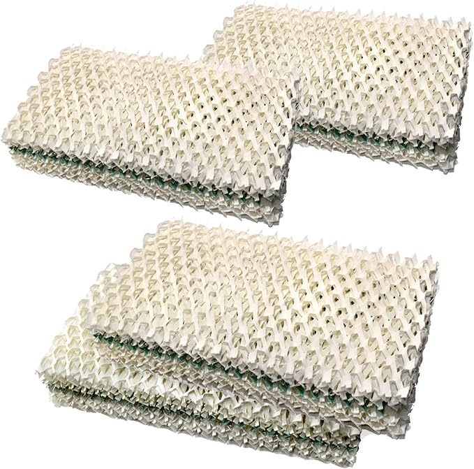 HQRP 4-pack HDC411 Wick Filter Replacement for Essick Air AIRCARE Horizon HD3120DCN, Titan TE3140DSLV, Canyon 14416A 4.75-Gallon Console Evaporative Humidifiers, HDC-411