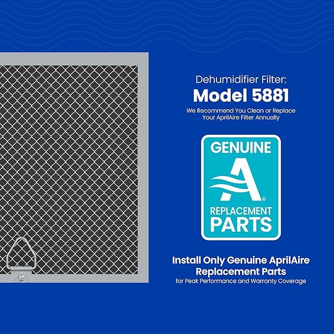 AprilAire E080W Smart Wi-Fi Whole-House Dehumidifier, 80-Pint Energy Star Commercial Dehumidifier for Basement, Crawl Space & Home up to 4,400 Sq.Ft. with Pump, Drain Hose, Hanging Kit, MERV 11 Filter