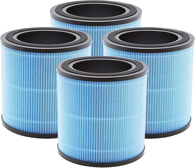 EATAKWARD 4Pcs AP0601-RF Filter, HEPA and Activated Carbon Filter, Replacement for AIRTOK Machine, Replacement Air Purifier Filter
