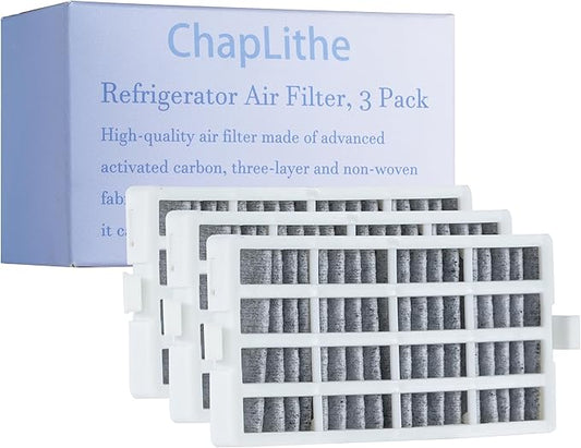 Fresh Flow Air Filter fit for Whirlpool Refrigerator model WRF560SEHZ00/01/02/03, WRF560SEYM00/01/02/04/05, WRF736SDAM00/10/11/12/13/14, WRF757SDHZ00/01/02/03/04, WRF767SDHZ00/01/02/03/04 (3pk)
