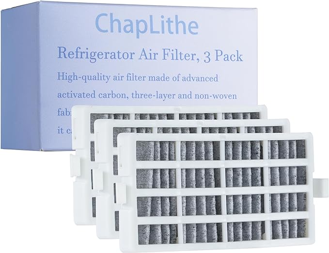Fresh Flow Air Filter fit for Whirlpool Refrigerator model WRF560SEHZ00/01/02/03, WRF560SEYM00/01/02/04/05, WRF736SDAM00/10/11/12/13/14, WRF757SDHZ00/01/02/03/04, WRF767SDHZ00/01/02/03/04 (6pk)