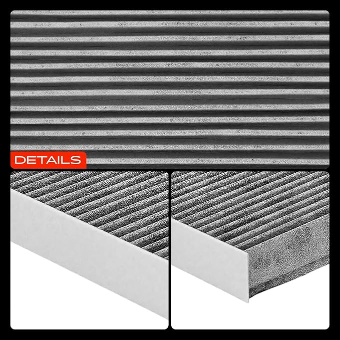 A-Premium Cabin Air Filter with Activated Carbon Compatible with Honda & Acura - Civic, CR-V, CRV, Accord, Odyssey, CSX, ILX, MDX, RDX, TLX