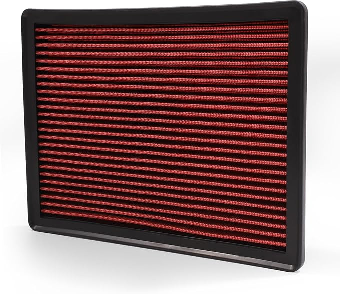 Engine Air Filter High-Flow Increase Power & Towing,Washable,Nikimotorsport Air Filter Compatible with 1999-2020 Chevy/GMC/Cadillac,Cross Reference:33-2129,15908906,15908916,22845992
