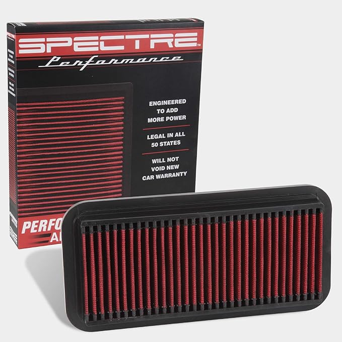 Spectre Universal Clamp-On Air Filter: High Performance, Washable Filter: Round Tapered; 6 in (152 mm) Flange ID; 6.219 in (158 mm) Height; 7.719 in (196 mm) Base; 5.219 in (133 mm) Top, SPE-HPR9886