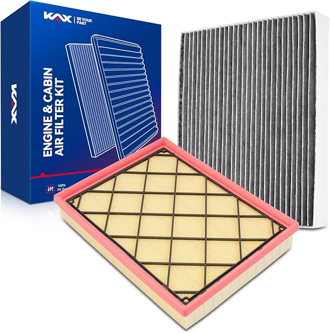 KAX Engine & Cabin Air Filter Kit, Replacement for Ford Bronco Sport 2021-2026, Escape 2020-2022, Maverick 2022-2024, Lincoln Corsair 2020-2022, Replace# CA12778 CF12772