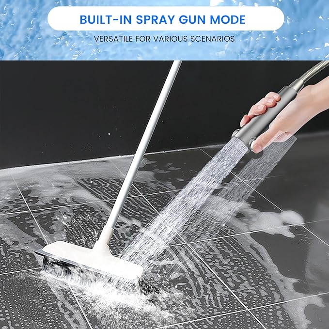 PWERAN Filtered Shower Head with Handheld, High Pressure Water Flow and Multiple Spray Modes Shower Head with Filter, Power Wash for Hard Water, Showerhead with ON/OFF Switch for Pets Bath