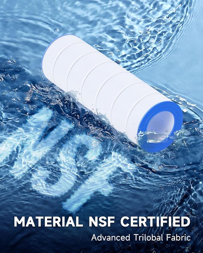 AQUALTRA Pool Filter Compatible with CC150, PAP150, CCRP150, PAP150-4, Ultral-C4, PP-C4, C-9415, R173216, FC-0687, 150 sq. ft. 31 1/8" x10 1/16" 2 Pack