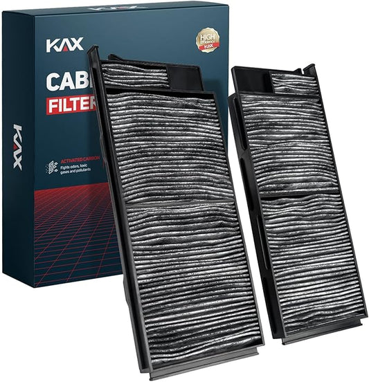KAX HEPA Cabin Air Filter with Activated Carbon, CF11923 Replacement for Lexus LX470 1998-2007, Toyota Land Cruiser 2006 2007, Passenger Compartment Air Filter, Filter Up Dust Pollen, Like OEM, 1Set