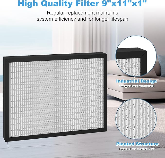 4 Packs 14 x 17.5 x1.75 MERV 13 Replacement Dehumidifier Filter for DR90 & DR120 Dehumidifier Santa Fe Advance90 Advance100 Advance120