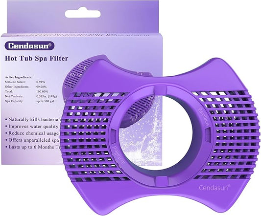Hot Tub Sanitizer for Dimension One Spas Filter, Hot Tub Spa Mineral Filter Cartridge Compatibel with Dimension One Spas Vision Sanitizing System