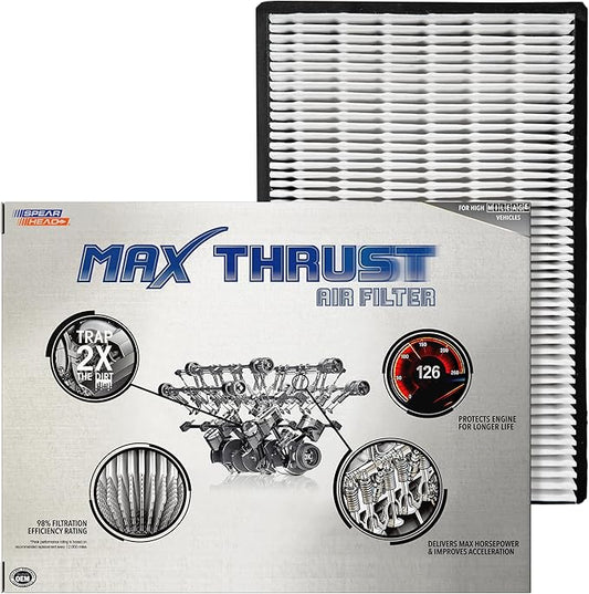 Spearhead Max Thrust Engine Air Filter | Fits 2020-23 Corolla 1.8L L4 Hybrid, 2016-22 Prius, 2019-22 Prius AWD-e, 2012-19 Prius C, 2017-22 Prius Prime | OEM Fit & High Dust Holding Capacity (MT-426)