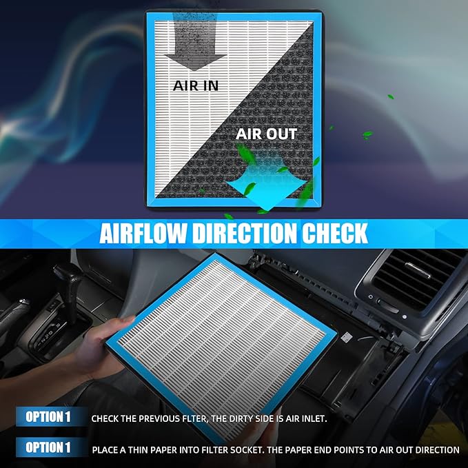 CF10285 Cabin Air Filter HEPA Air Conditioner with Activated Carbon Replacement Cabin Air Filter Accessories Compatible with LAND ROVER，LEXUS ES300H,TOYOTA 4RUNNER,TOYOTA COROLLA,TOYOTA SIENNA