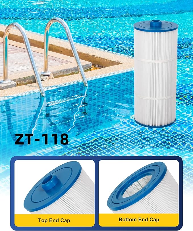 ZOTEE Spa Filter Replacement for Sundance Microclean Ultra Outer Filter 6473-165,Darlly 80803, Fit Inner Filter 6473-164, Series 880, Hot Springs Spa Filters, 80 Sq.Ft, 1 Pack