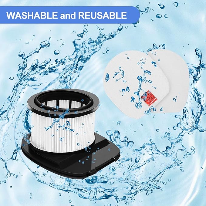 IZ382H Filter Replacement for Shark IZ162H IZ163H IZ362H IZ363HT IZ440H IZ462H IZ482H IZ483H IZ382H Rocket Pet Pro Cordless Stick Vacuums, Comapre to Part XHF161H & 617FJ140