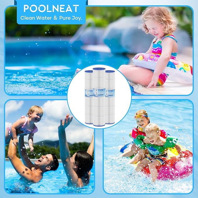 CCP420 Pool Filter Cartridges Replacement for PCC105,FC-1977,PCC105-PAK4,C-7471,178584,FC-6470,R173576,Ultral-A6,817-0106,Clean＆Clear Plus 420,105Sq.ft,4 Pack