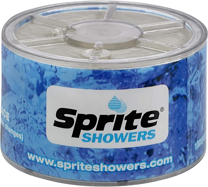 Sprite Shower Filter Replacement Cartridge, Pack of 2 | Slim-Line SLC | Blue | 1 Count per Pack