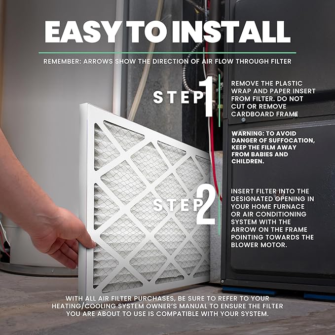 Accumulair Diamond 22x24x1 MERV 13 HVAC Air Filter (4-Pack) | Replacement Air Filter for AC and Furnace | Made in USA | Actual Size 21.75 x 23.75 x 0.75