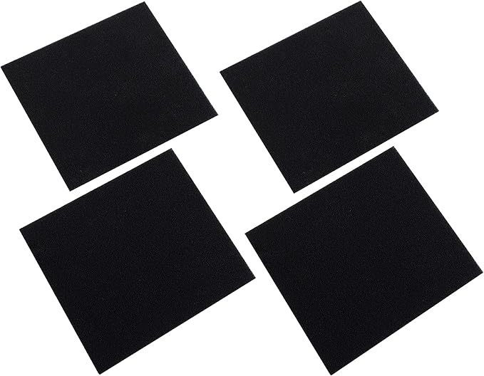 MD1-0023 Activated Carbon Replacement Filters, Compatible with Vornado Air Cleaner Purifier Model AC300, AC350, AC500, and AC550, 4-Pack