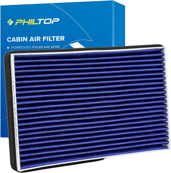 PHILTOP Premium HEPA Cabin Air Filter w/Dual Activated Carbon, Compatible with CF8392A Chevrolet Impala, Impala Limited, Monte Carlo, Buick LaCrosse, Century, Regal, Pontiac Grand Prix