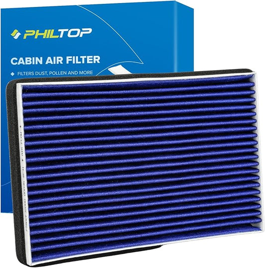PHILTOP Premium HEPA Cabin Air Filter w/Dual Activated Carbon, Compatible with CF8392A Chevrolet Impala, Impala Limited, Monte Carlo, Buick LaCrosse, Century, Regal, Pontiac Grand Prix