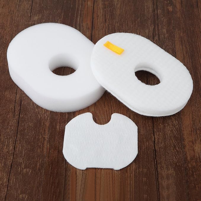 Colorfullif 3 Post + 3 Foam & Felt HV300 Vacuum Filter Replacement for Shark Rocket Vacuum HV292 HV300, HV300W, HV301, HV302, HV303, HV305, HV308, HV310, UV450, Replaces Part XFFV300