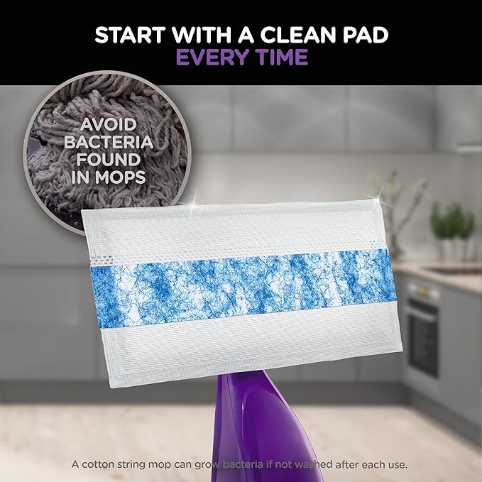 Swiffer Wetjet Hardwood Floor Cleaner Spray Mop Pad Refill, 12 Count (Pack of 4)