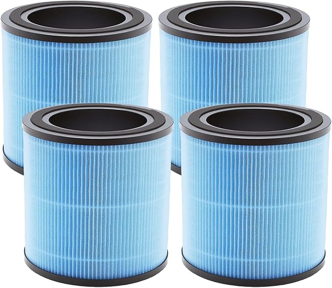 EATAKWARD 2Pcs AP0601-RF Replacement Filter, HEPA and Activated Carbon Filter, Replacement for AIRTOK AP0601 Air Purifier