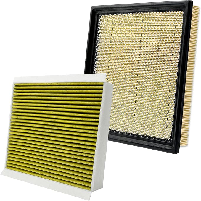 Capume 2PCS Cabin Engine Air Filter Kit JMFL3 JM7C39 Fits for 2015-2025 F-150 F150, 2018-2024 Expedition, 2018-2024 Navigator, Replacement for CF12150, CA10262, FL3Z19N619A, 7C3Z9601A