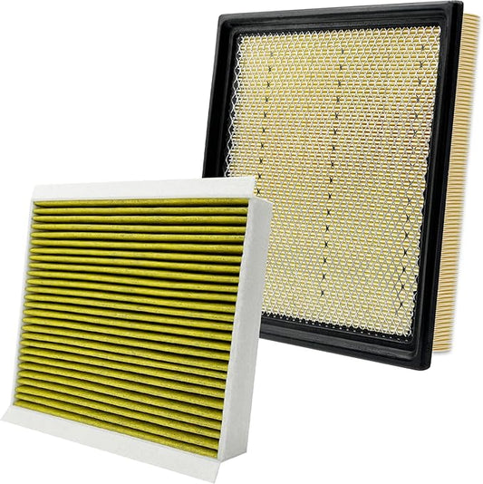 Capume 2PCS Cabin Engine Air Filter Kit JMFL3 JM7C39 Fits for 2015-2025 F-150 F150, 2018-2024 Expedition, 2018-2024 Navigator, Replacement for CF12150, CA10262, FL3Z19N619A, 7C3Z9601A