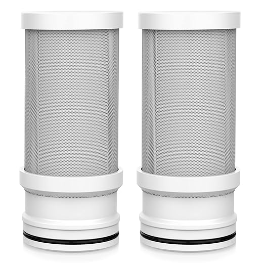 VORTOPT NSF Certified Replacement for T1-ACF/T2-ACF T6-CTO Faucet Water, 3-6 Months Lifetime, Reduces Chlorine, Taste and Odor T1/T2 T6-CTO Filter(2 Pack)