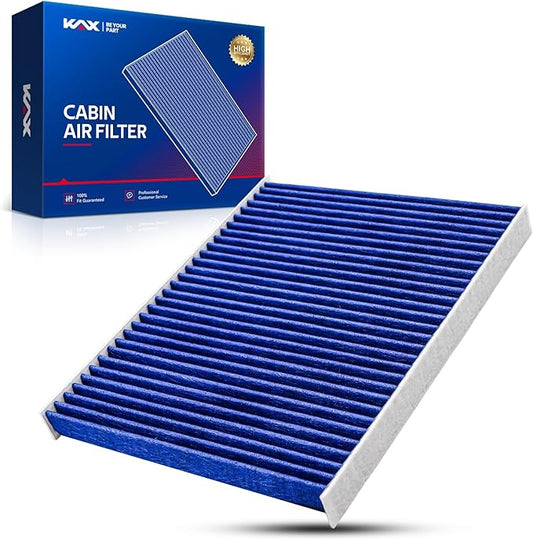 KAX Premium HEPA Cabin Air Filter with Dual Active Carbon, CF11670 Replacement for Ford Fiesta 2011-2019, EcoSport 2018-2022, Strong Adsorption Passenger Compartment Air Filter
