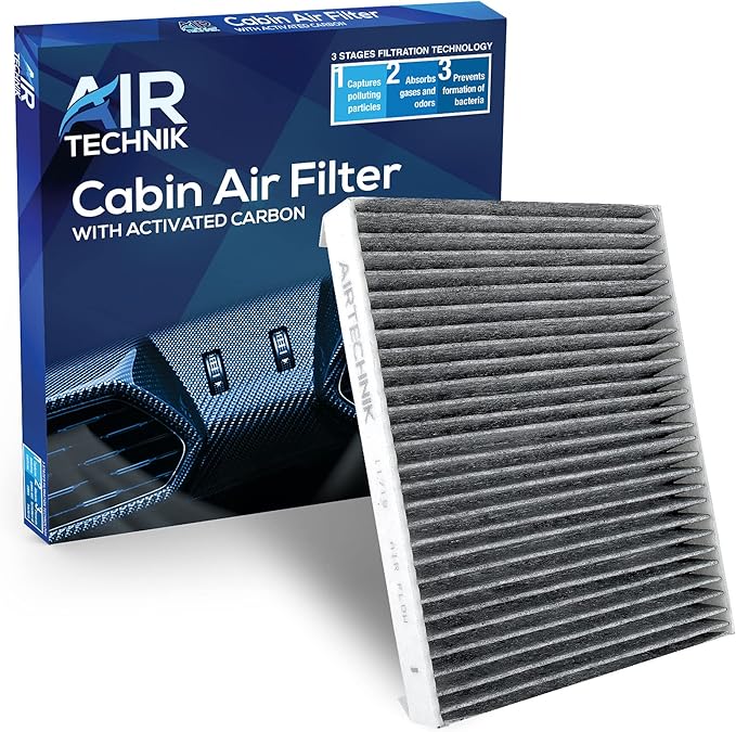 AirTechnik CF11719 Cabin Air Filter w/Activated Carbon | Fits Select Mercedes-Benz Vehicles 2015-2025 C300, GLC300, GLE350, GLE43 AMG, ML350, E300,E450, E350, C43 AMG - CU25002 / 166 830 0218