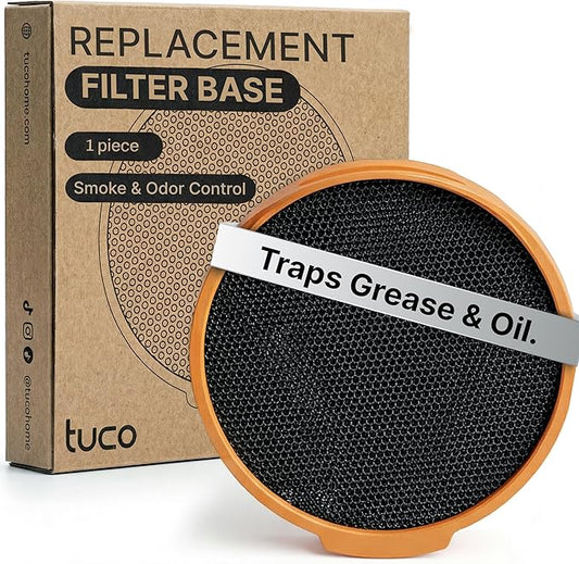 TUCO Replacement Base Filter for Portable Range Hood [1 Pack] Effective Smoke & Grease Control, Compatible with Tuco Countertop Exhaust Fan
