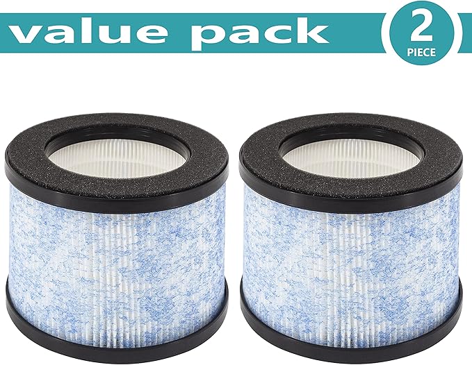 2-Pack H13 MA-01CW True HEPA Filter Replacement, Compatible with Miko Ibuki Air Purifier C102