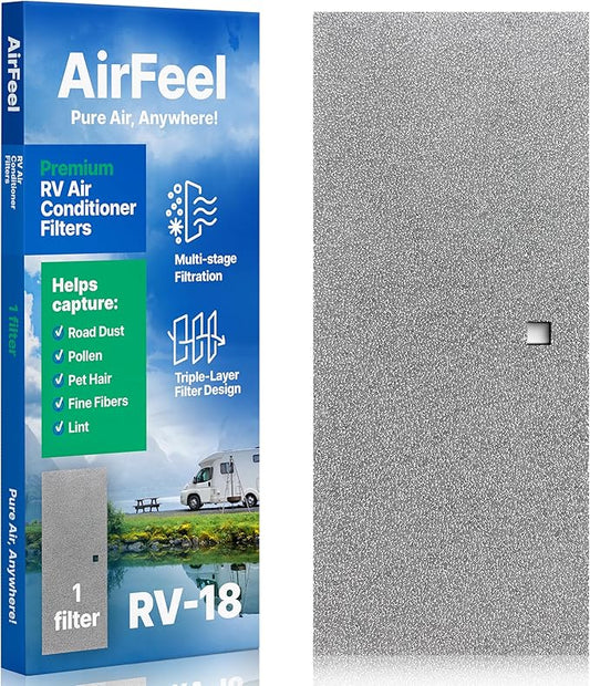 Premium RV AC Filter Replacement - 6"x14" AC Filters for Coleman Mach Air Conditioner - Compatible with Ceiling Unit models 8330, 8530 - for Camper, Motorhome, Travel Trailer - 1 Filter
