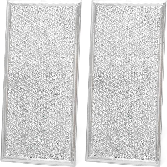 2Pcs W10575379 W11190170 12-Laye Aluminum Mesh Downdraft Range Hood Grease Filter Compatible With Whirlp 5.5 x 11.63 x 0.09 Inches