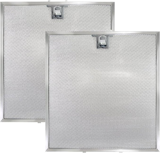 WA0575 Range Hood Filter 14-3/8" x 13-1/2" - 2 Pack, 5-Layer Aluminum Mesh Grease Filter Replacement for Vissani 30-inch Pyramid or Wall Mount Range Hood