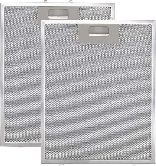 SB08087294 Range Hood Filter Replacement, Compatible with Broan, 3-Layer Aluminum Mesh Grease Filter 11.75X9.375Inch, Aluminum Range Hood Vent Filters,2PCS